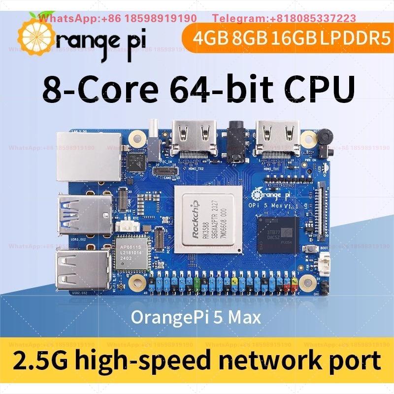 Orange Pi 5 Max 8GB / 16GB RAM - Orange Pi 5 Plus 16Gb avis et prix